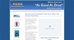 Desktop Screenshot of agadpest.com